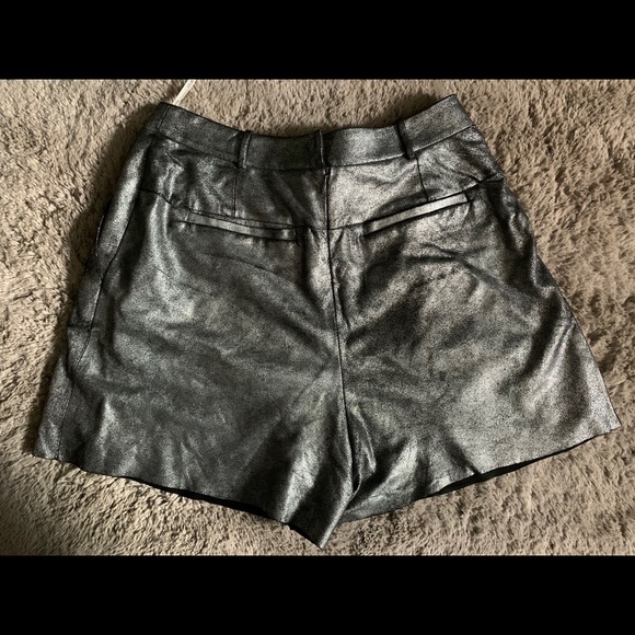 🌟 Halston Heritage Metallic Suede Shorts🌟 - Picture 8 of 9